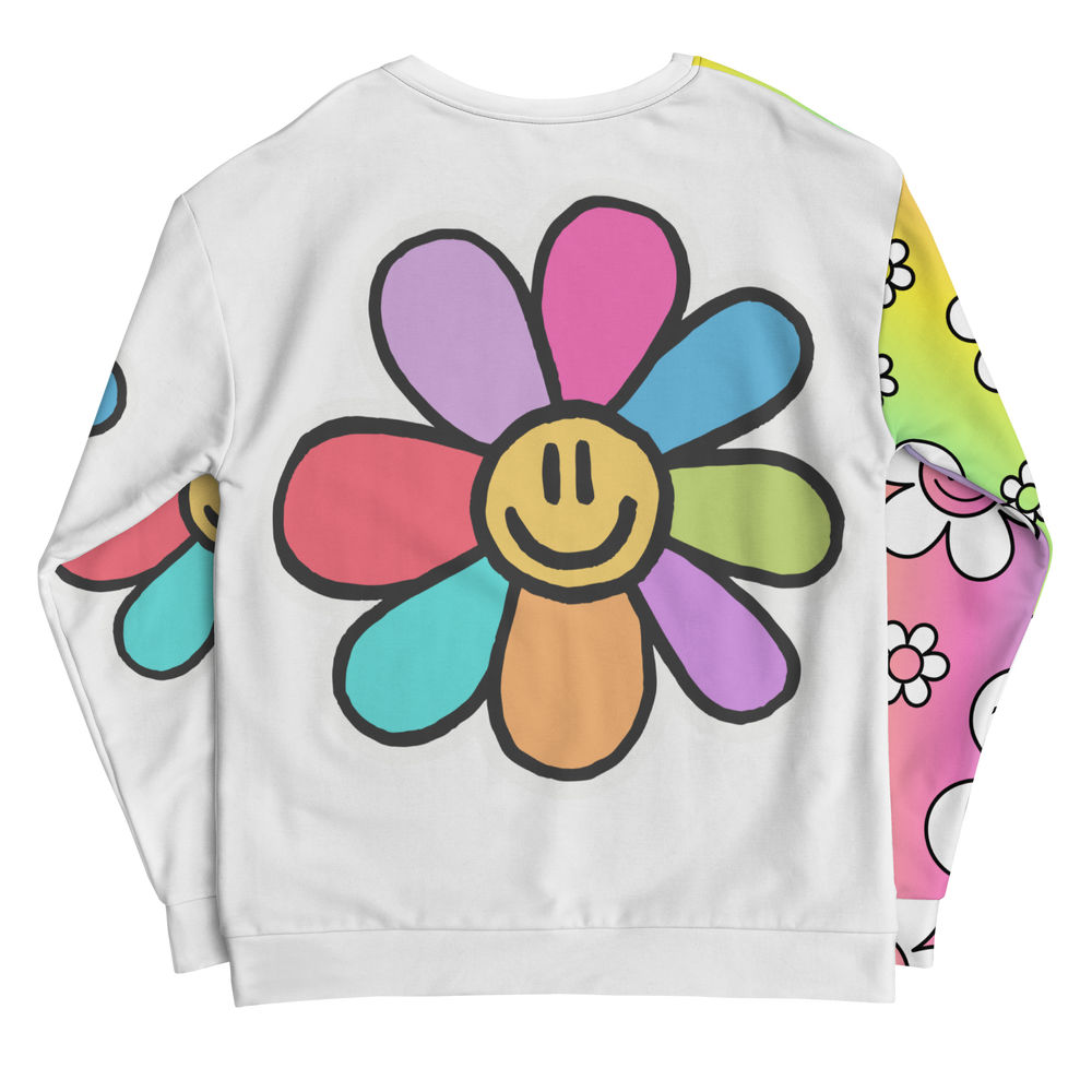 Felpa unisex Classic Uomo/Donna Flower Smile - Gufetto Brand 