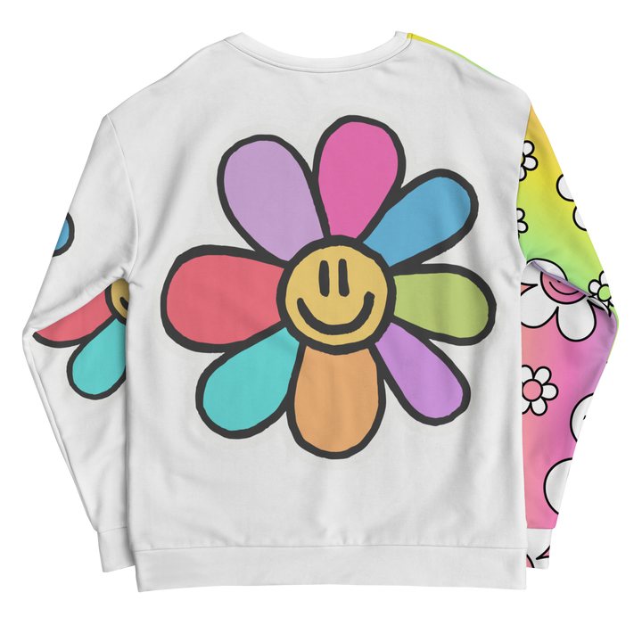 Felpa unisex Classic Uomo/Donna Flower Smile - Gufetto Brand 