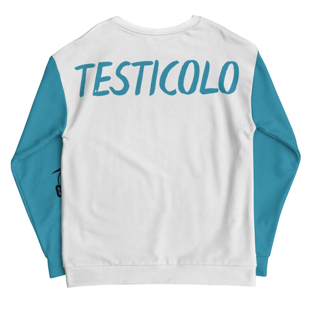 Felpa unisex Uomo/Donna TESTICOLO - Gufetto Brand 