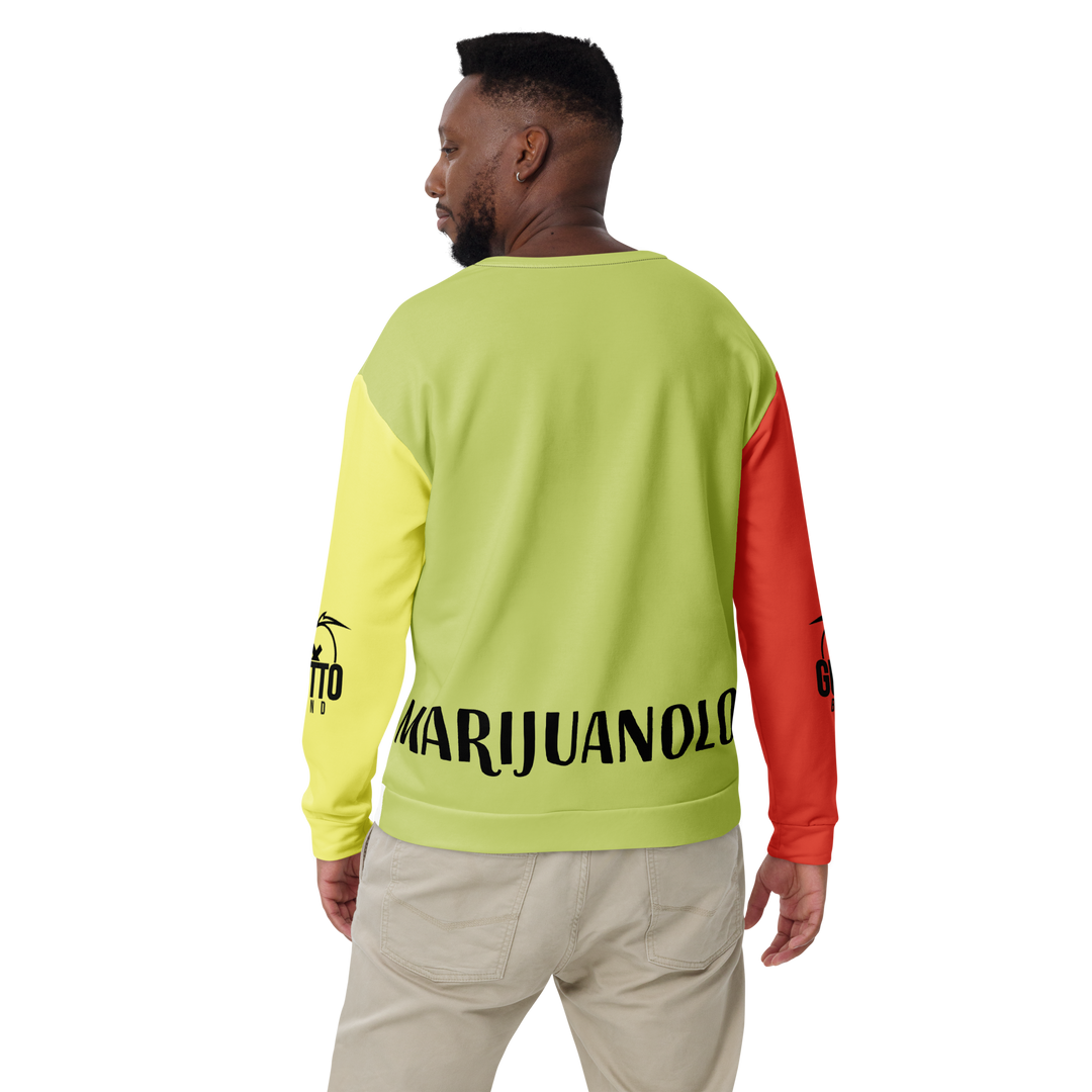 Felpa unisex Uomo/Donna MARIJUANOLO - Gufetto Brand 