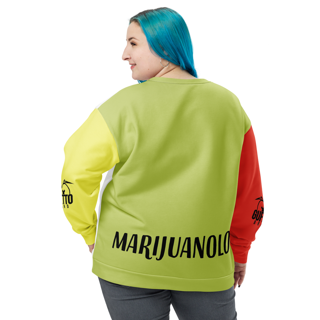 Felpa unisex Uomo/Donna MARIJUANOLO - Gufetto Brand 