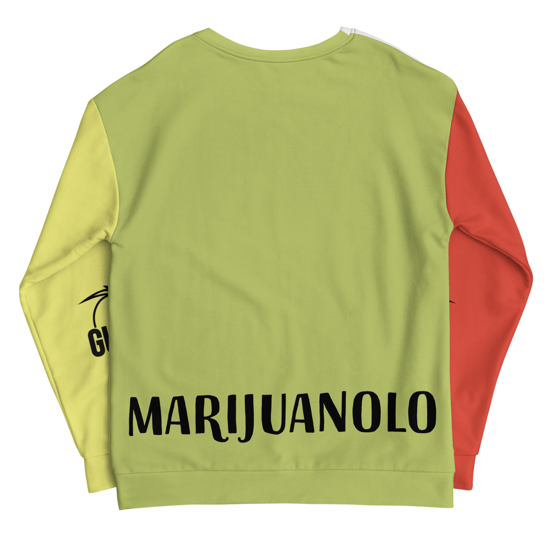 Felpa unisex Uomo/Donna MARIJUANOLO - Gufetto Brand 