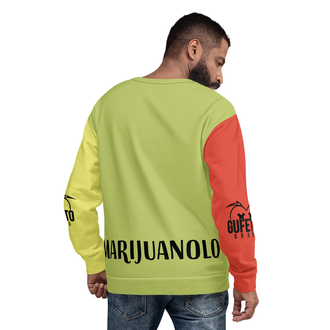 Felpa unisex Uomo/Donna MARIJUANOLO - Gufetto Brand 