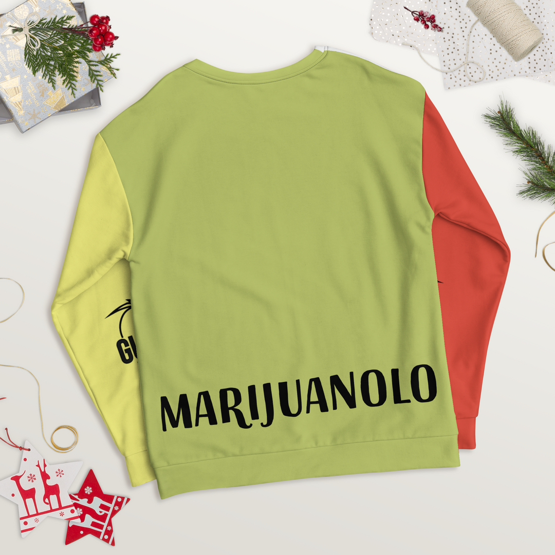 Felpa unisex Uomo/Donna MARIJUANOLO - Gufetto Brand 