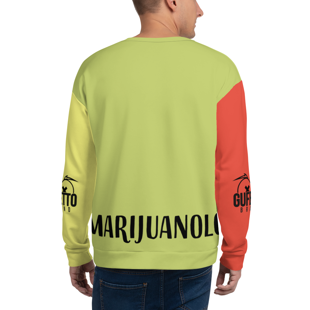 Felpa unisex Uomo/Donna MARIJUANOLO - Gufetto Brand 