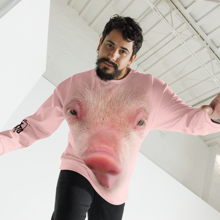 Felpa unisex Uomo/Donna PIG - Gufetto Brand 