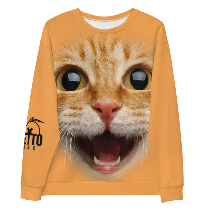 Felpa unisex Uomo/Donna Gatto Ginger - Gufetto Brand 