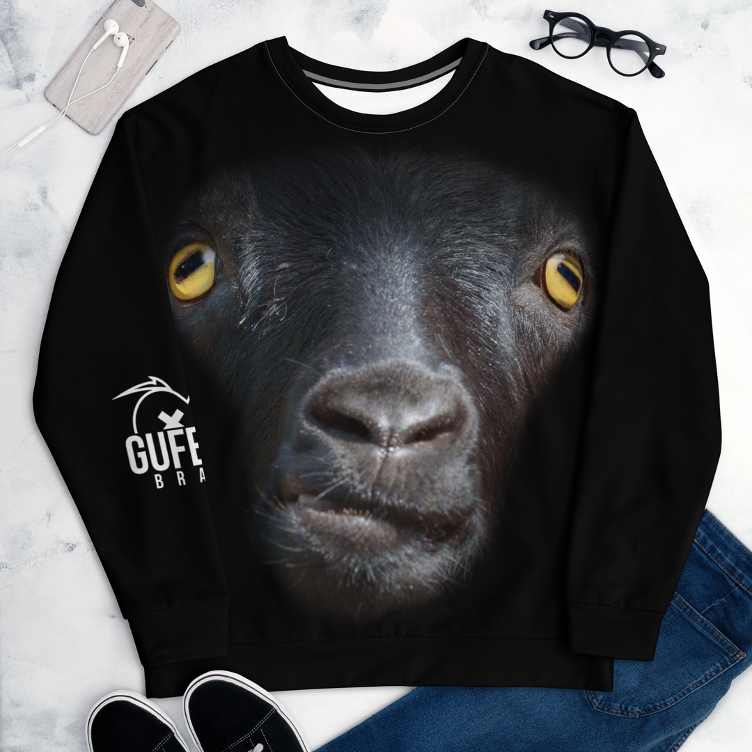 Felpa unisex Uomo/Donna GOAT - Gufetto Brand 