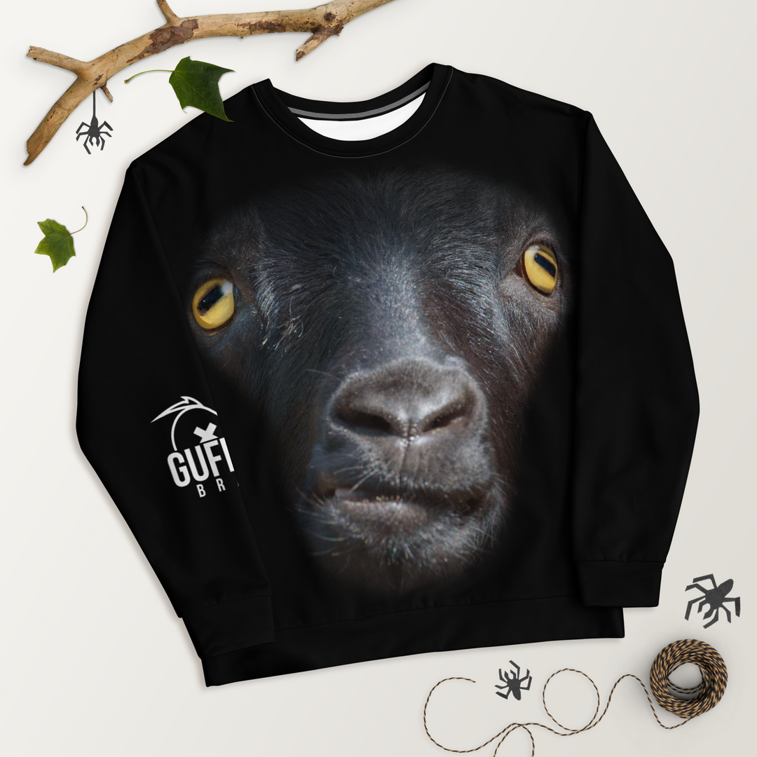 Felpa unisex Uomo/Donna GOAT - Gufetto Brand 