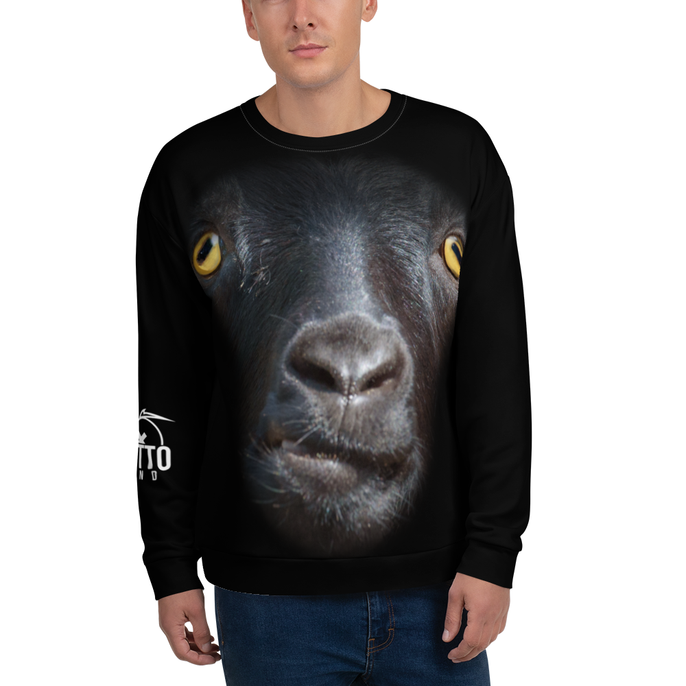 Felpa unisex Uomo/Donna GOAT - Gufetto Brand 