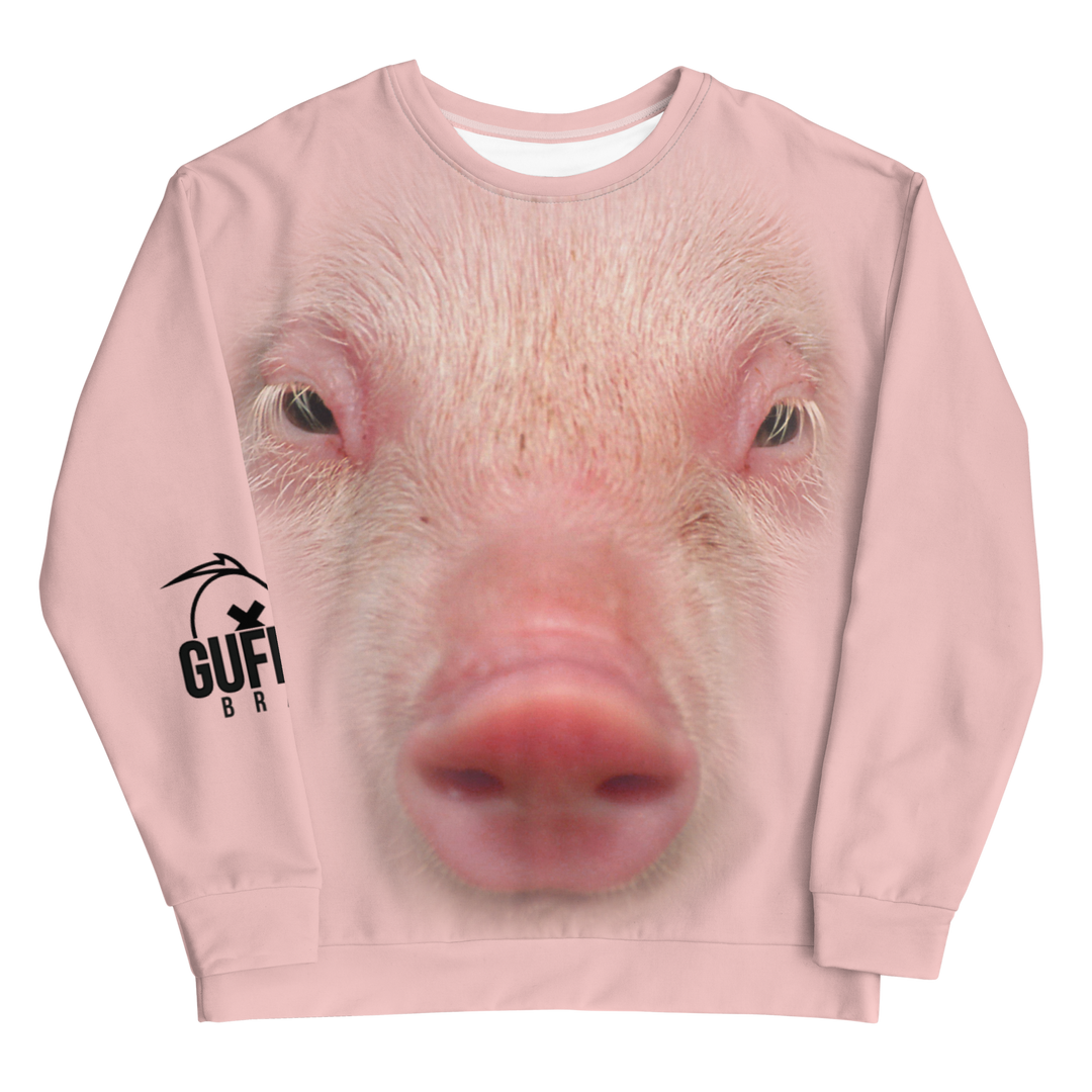 Felpa unisex Uomo/Donna PIG - Gufetto Brand 