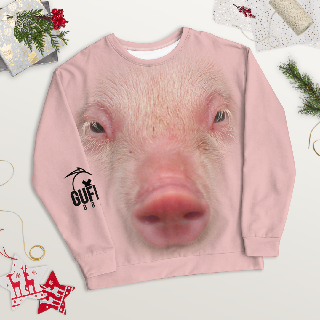 Felpa unisex Uomo/Donna PIG - Gufetto Brand 