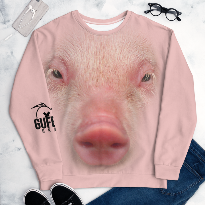 Felpa unisex Uomo/Donna PIG - Gufetto Brand 