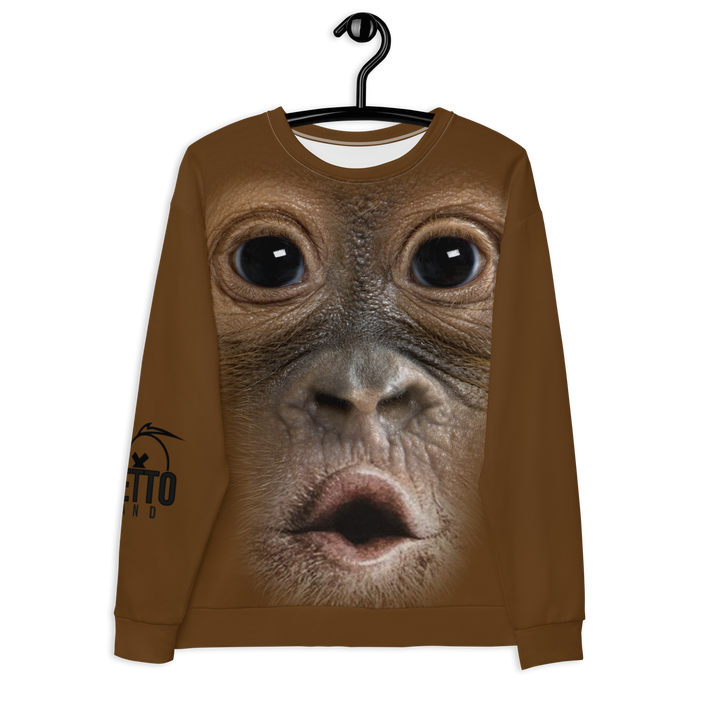 Felpa unisex Uomo/Donna Gorilla - Gufetto Brand 