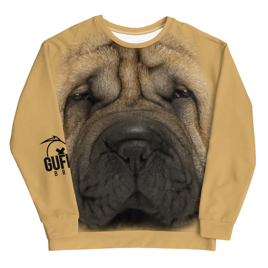 Felpa unisex Uomo/Donna Sharpei - Gufetto Brand 