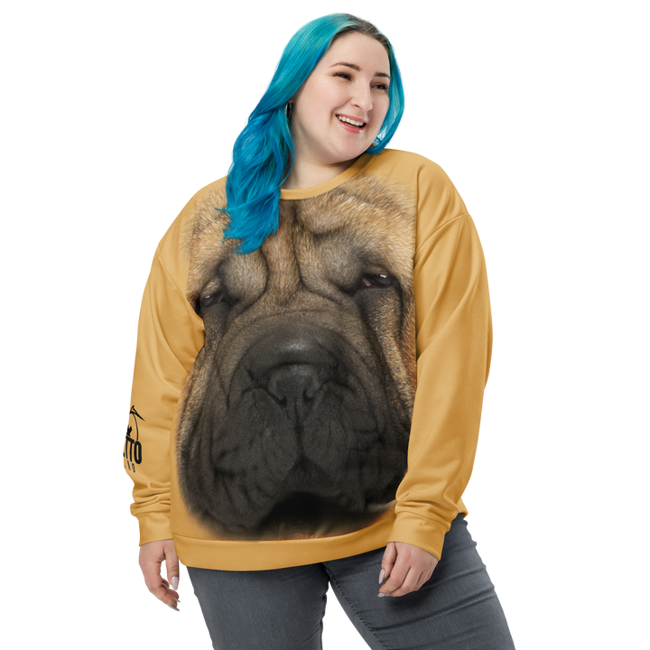 Felpa unisex Uomo/Donna Sharpei - Gufetto Brand 