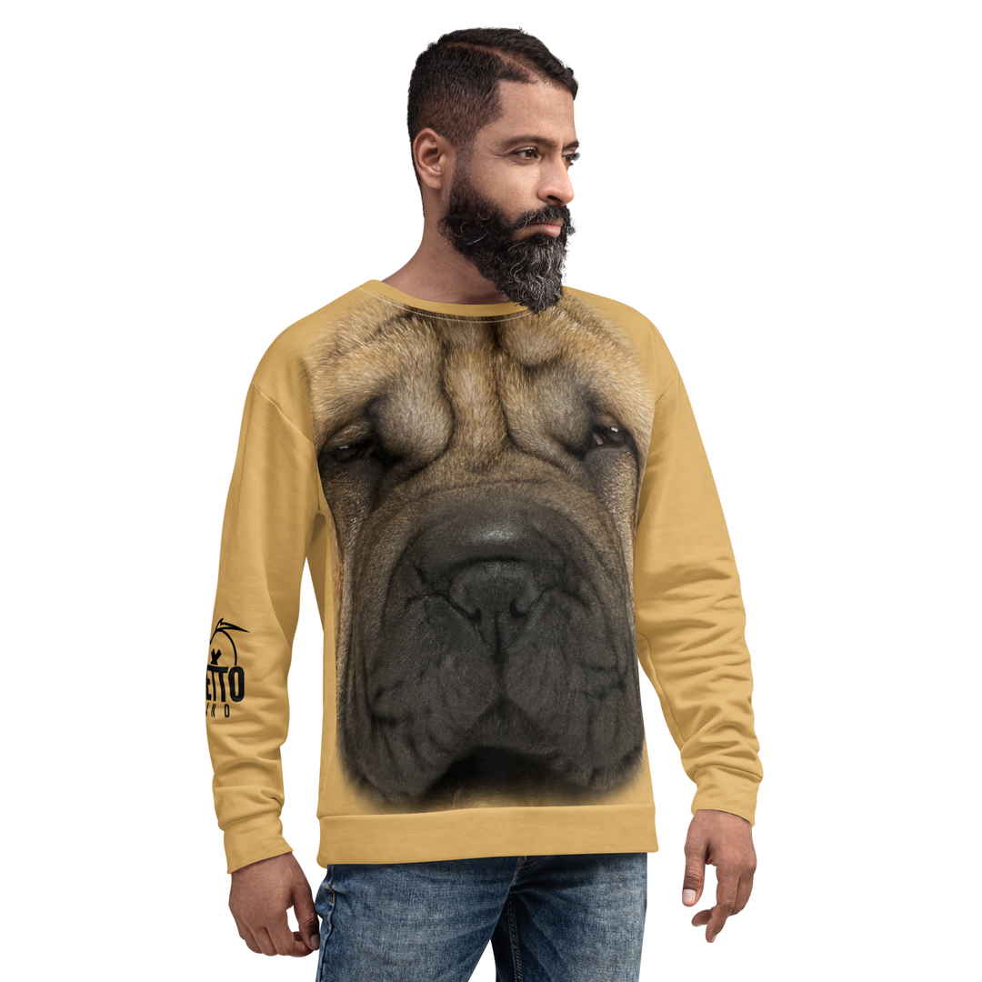 Felpa unisex Uomo/Donna Sharpei - Gufetto Brand 