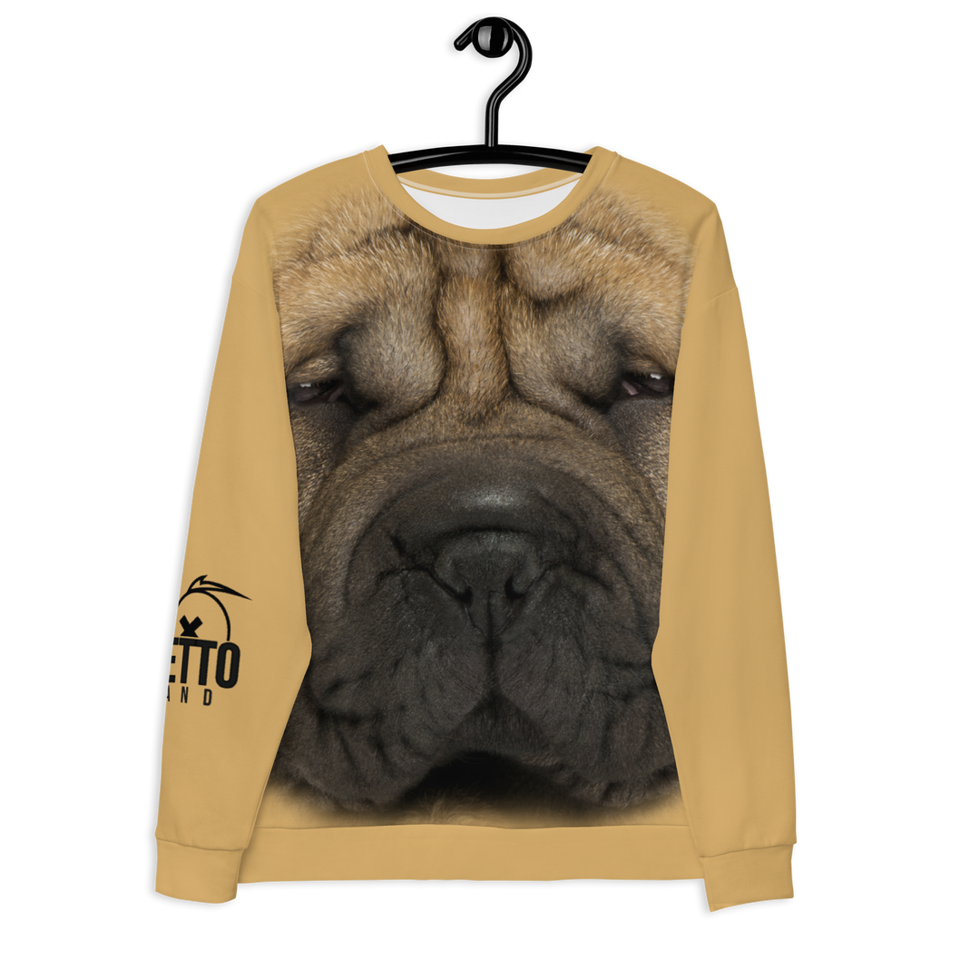 Felpa unisex Uomo/Donna Sharpei - Gufetto Brand 