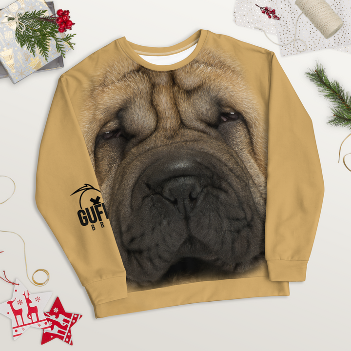 Felpa unisex Uomo/Donna Sharpei - Gufetto Brand 