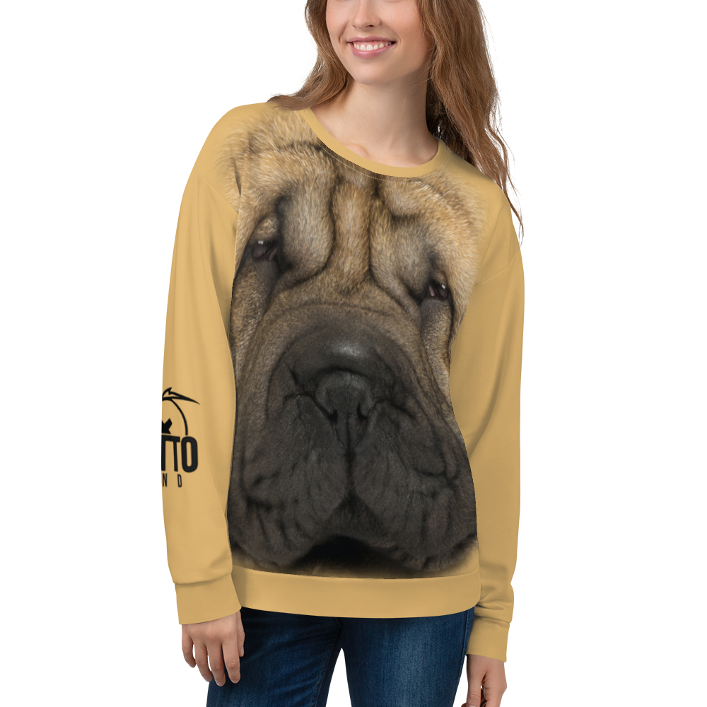 Felpa unisex Uomo/Donna Sharpei - Gufetto Brand 