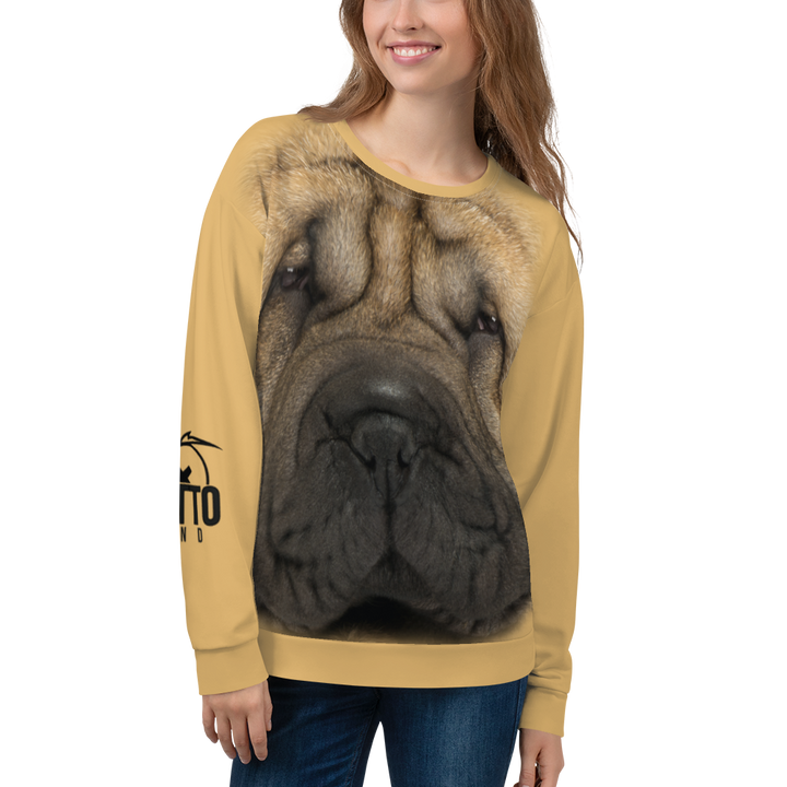 Felpa unisex Uomo/Donna Sharpei - Gufetto Brand 