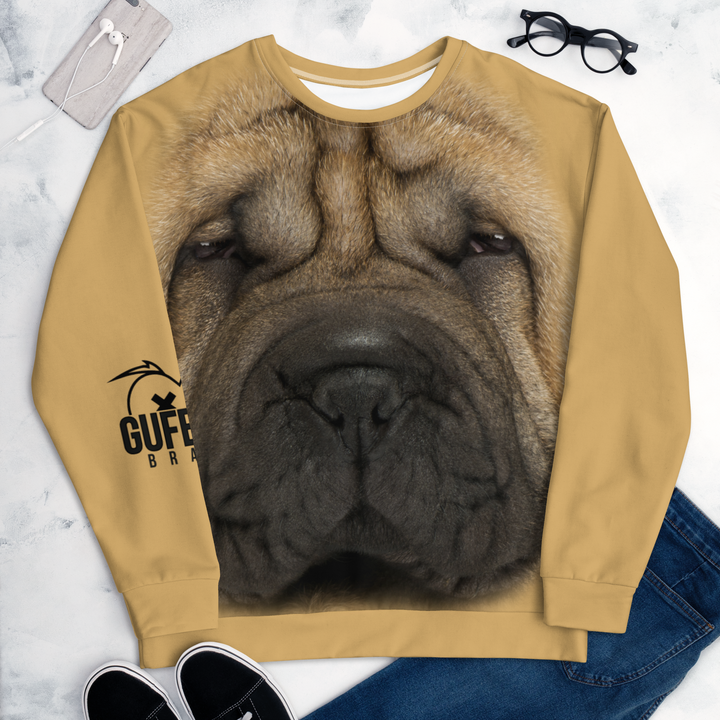 Felpa unisex Uomo/Donna Sharpei - Gufetto Brand 