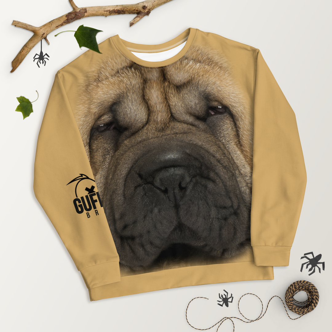 Felpa unisex Uomo/Donna Sharpei - Gufetto Brand 