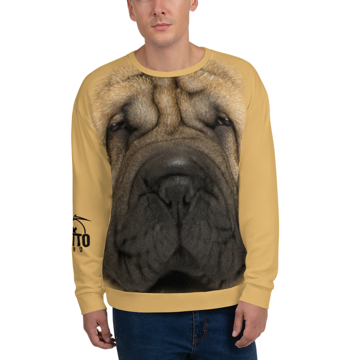 Felpa unisex Uomo/Donna Sharpei - Gufetto Brand 