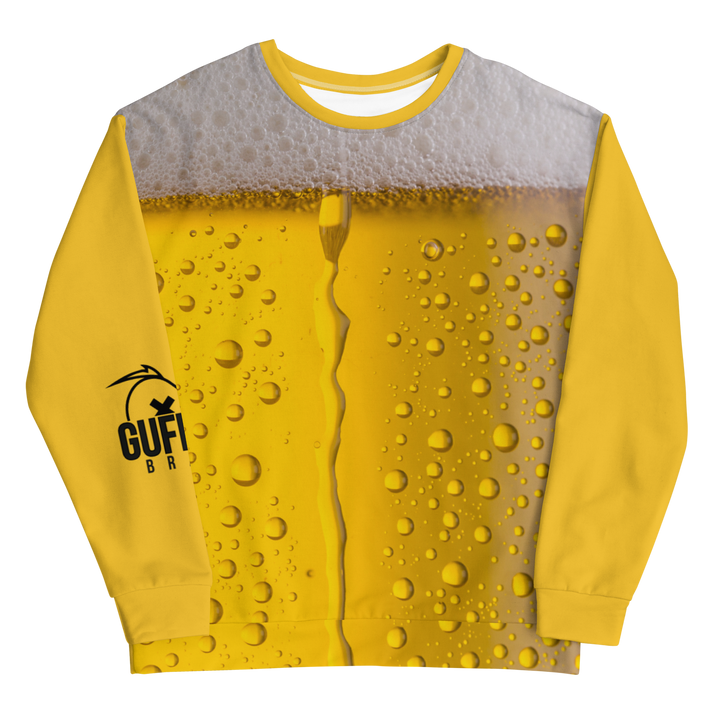 Felpa unisex Uomo/Donna BIRRA - Gufetto Brand 