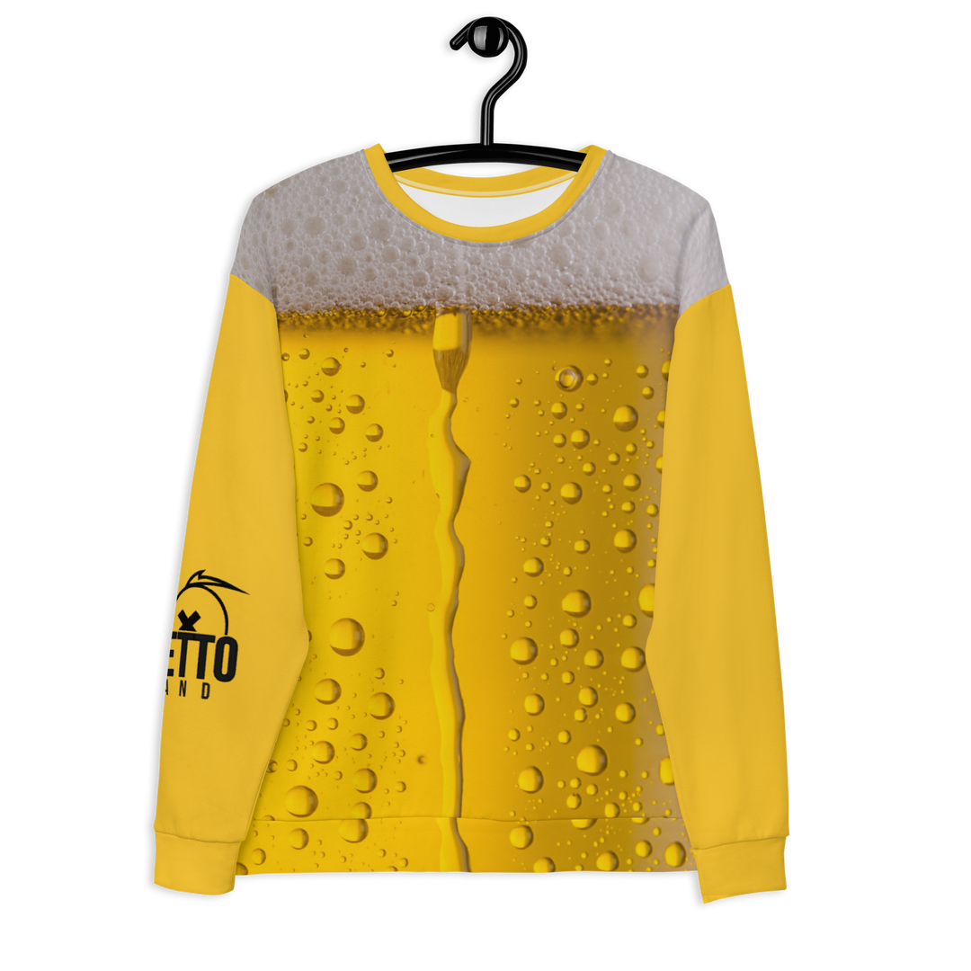 Felpa unisex Uomo/Donna BIRRA - Gufetto Brand 