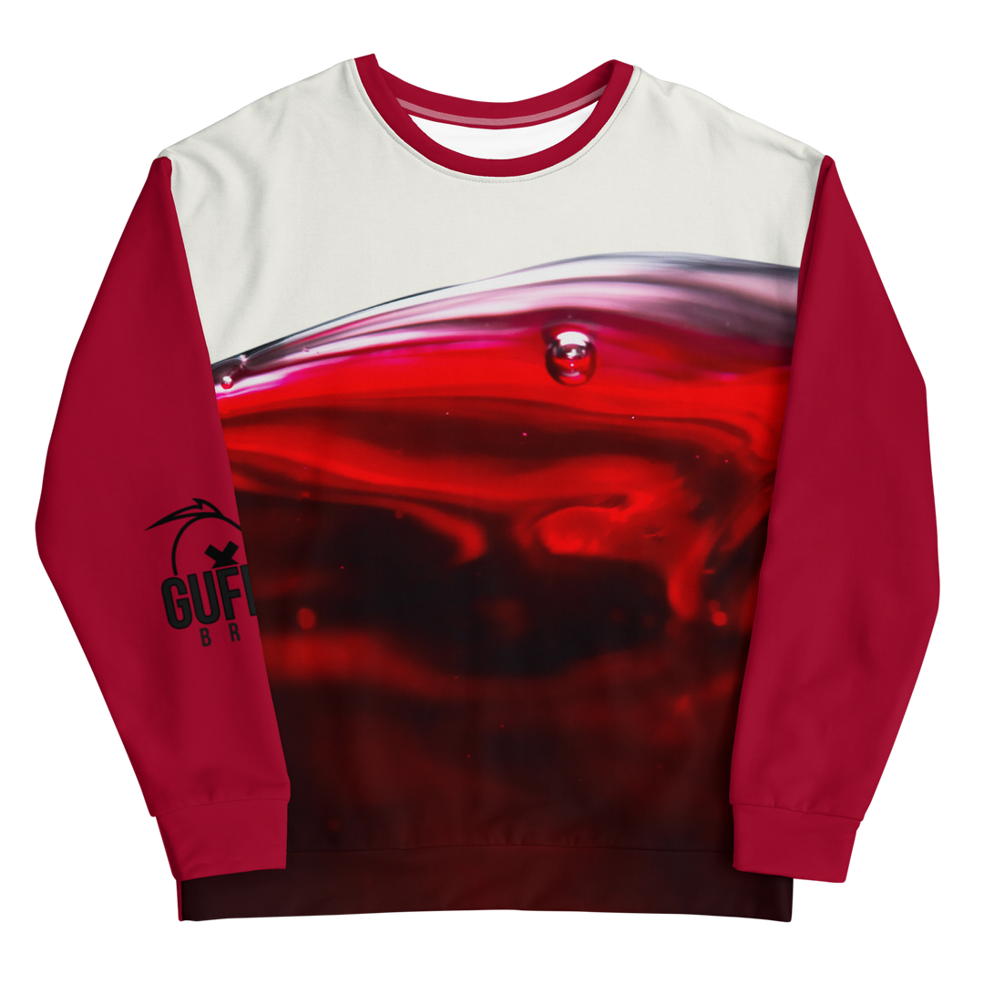 Felpa unisex Uomo/Donna WINE - Gufetto Brand 