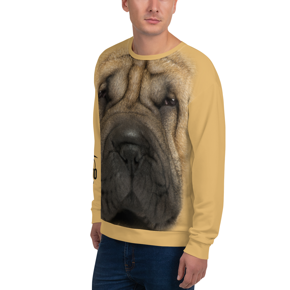 Felpa unisex Uomo/Donna Sharpei - Gufetto Brand 