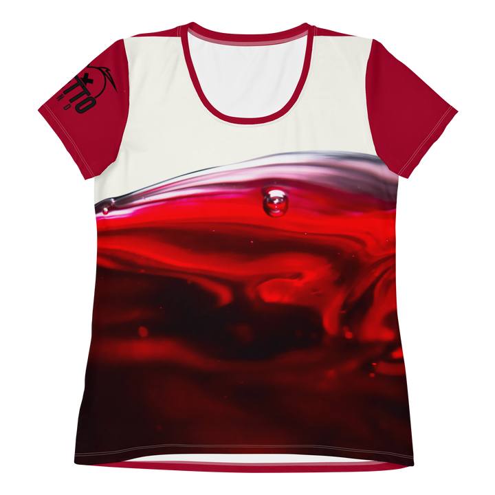 Maglietta sportiva donna WINE - Gufetto Brand 