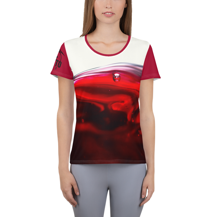 Maglietta sportiva donna WINE - Gufetto Brand 