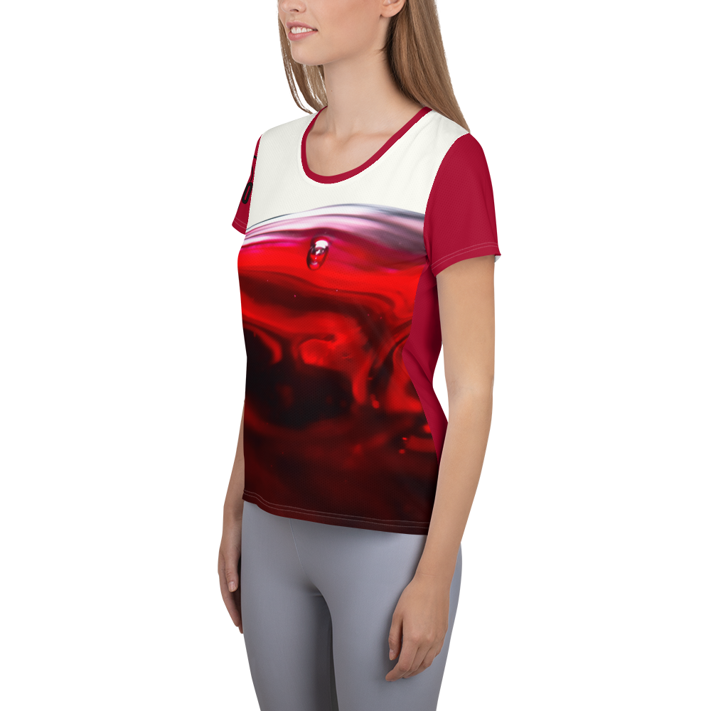 Maglietta sportiva donna WINE - Gufetto Brand 