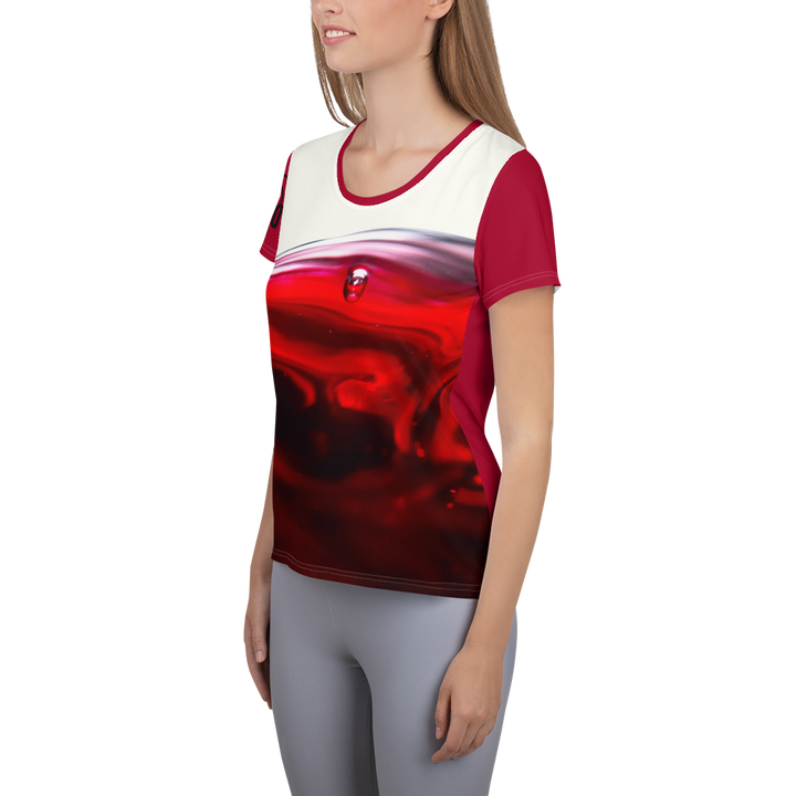 Maglietta sportiva donna WINE - Gufetto Brand 