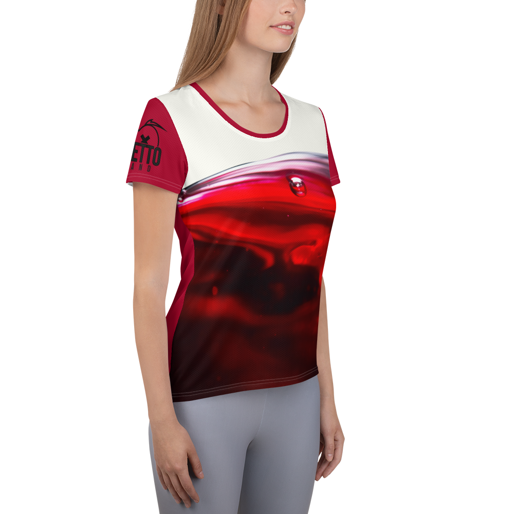 Maglietta sportiva donna WINE - Gufetto Brand 