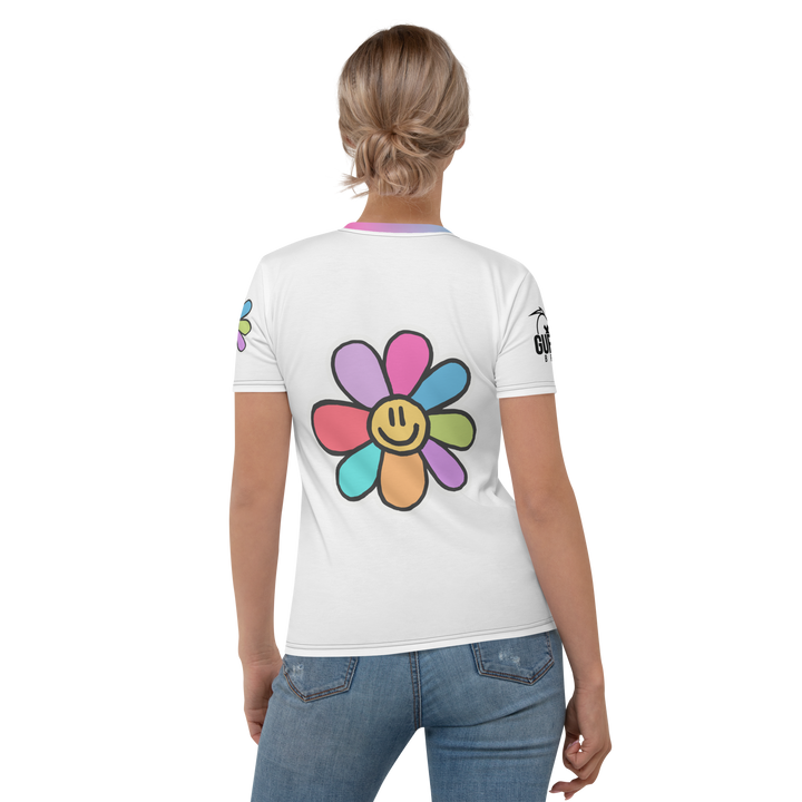 T-shirt donna FLOWER SMILE - Gufetto Brand 