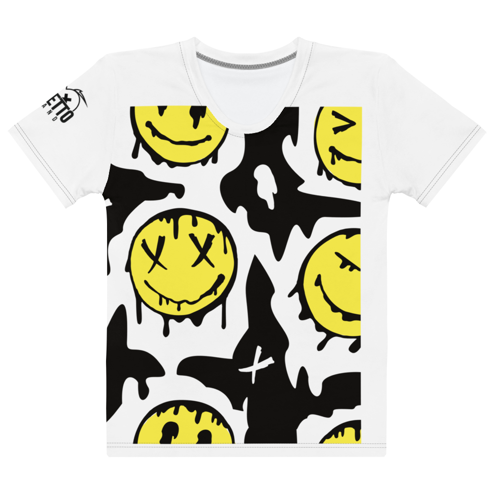 T-shirt donna Smile Face - Gufetto Brand 
