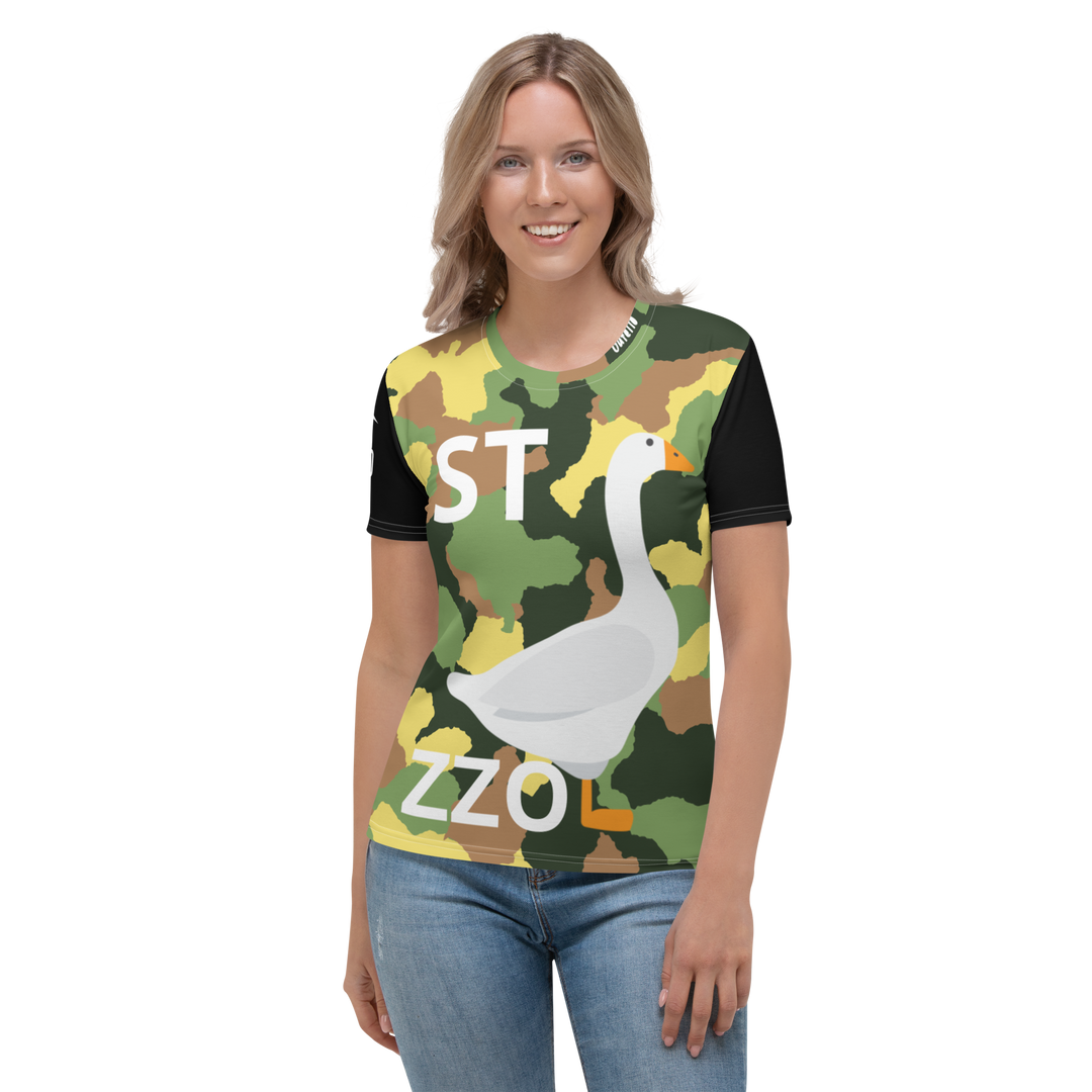 T-shirt donna Oca Camouflage - Gufetto Brand 