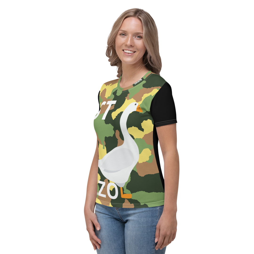 T-shirt donna Oca Camouflage - Gufetto Brand 