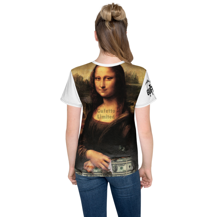 T-shirt girocollo per ragazzi Unisex Gioconda - Gufetto Brand 