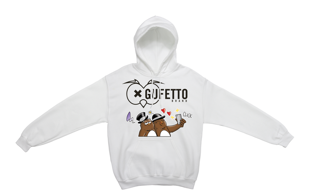 Felpa uomo Gufetto Brand Selfie - Gufetto Brand 