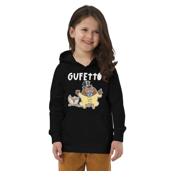 Felpa con cappuccio ecologica per bambini Baby Gufetto - Gufetto Brand 