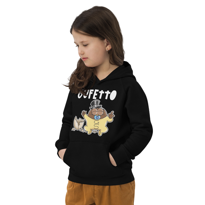 Felpa con cappuccio ecologica per bambini Baby Gufetto - Gufetto Brand 