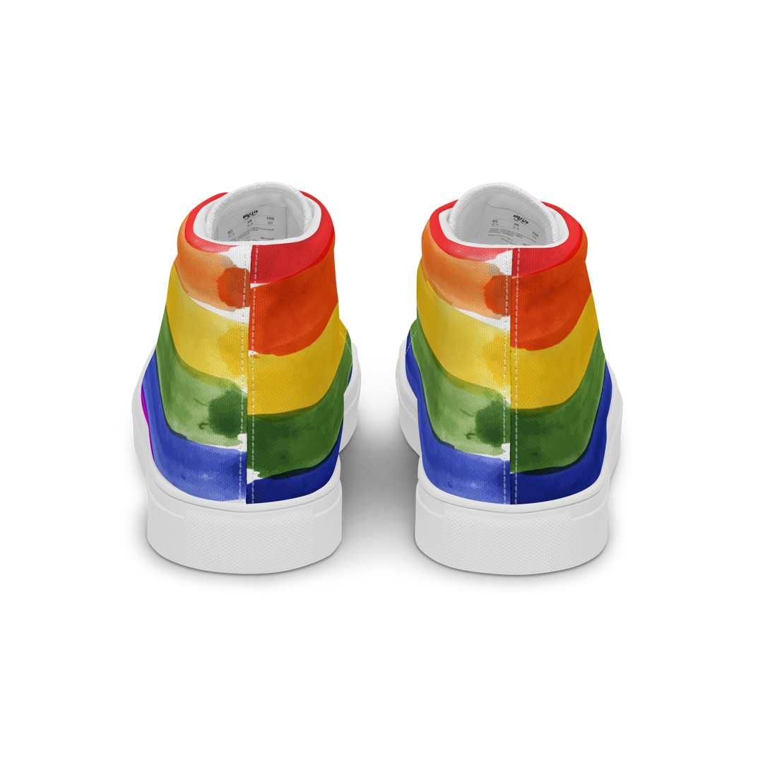 Sneakers alte in tela da uomo PRIDE EDITION - Gufetto Brand 