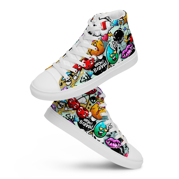 Sneakers alte in tela da uomo CARTOON - Gufetto Brand 