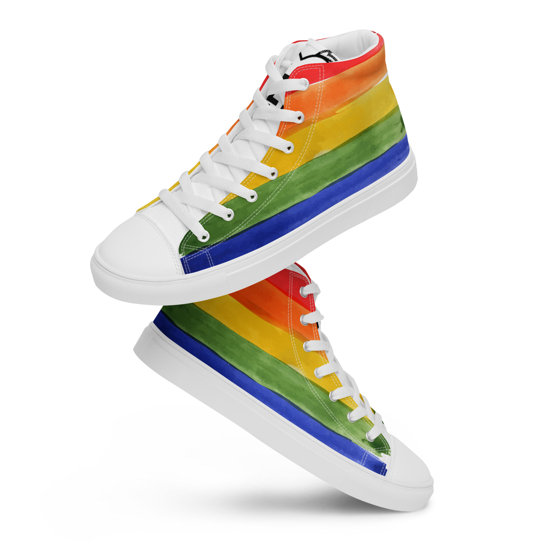 Sneakers alte in tela da uomo PRIDE EDITION - Gufetto Brand 