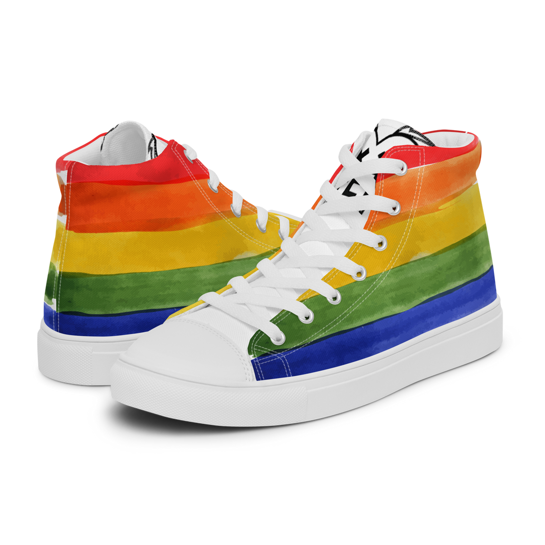 Sneakers alte in tela da uomo PRIDE EDITION - Gufetto Brand 