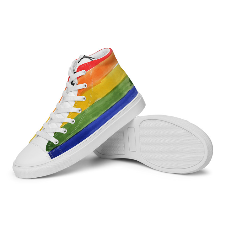 Sneakers alte in tela da uomo PRIDE EDITION - Gufetto Brand 